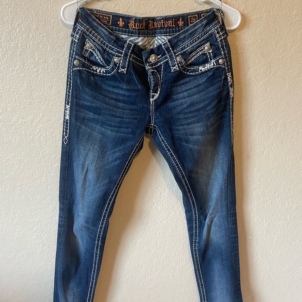 Size 26 Rock Revival skinny jeans